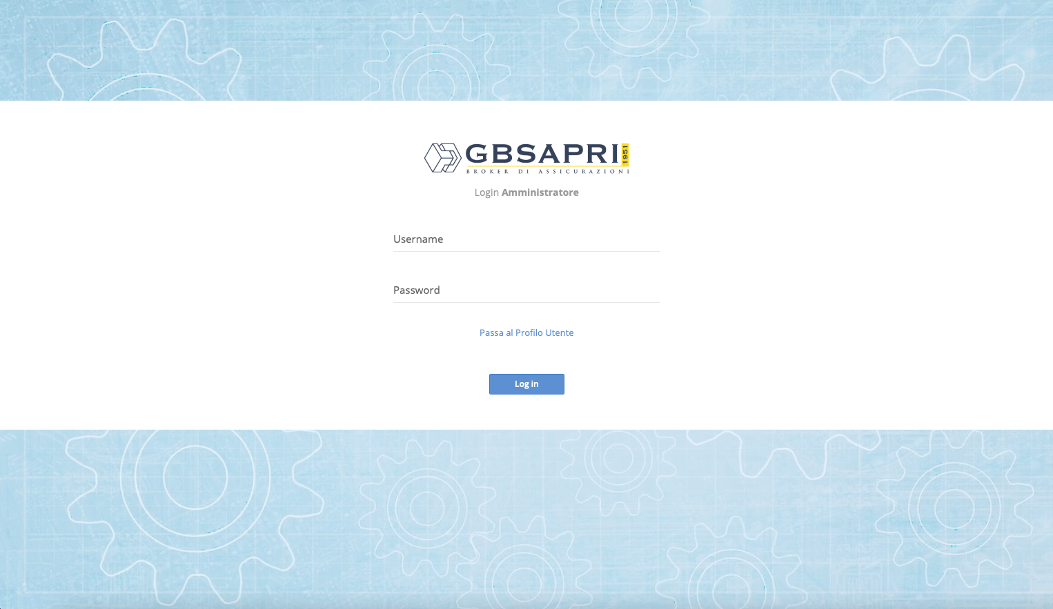 Login di Affinity GBSapri