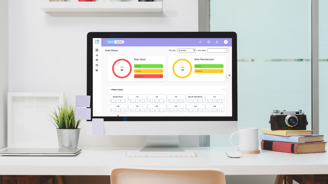 Cora dashboard per strutture ricettive
