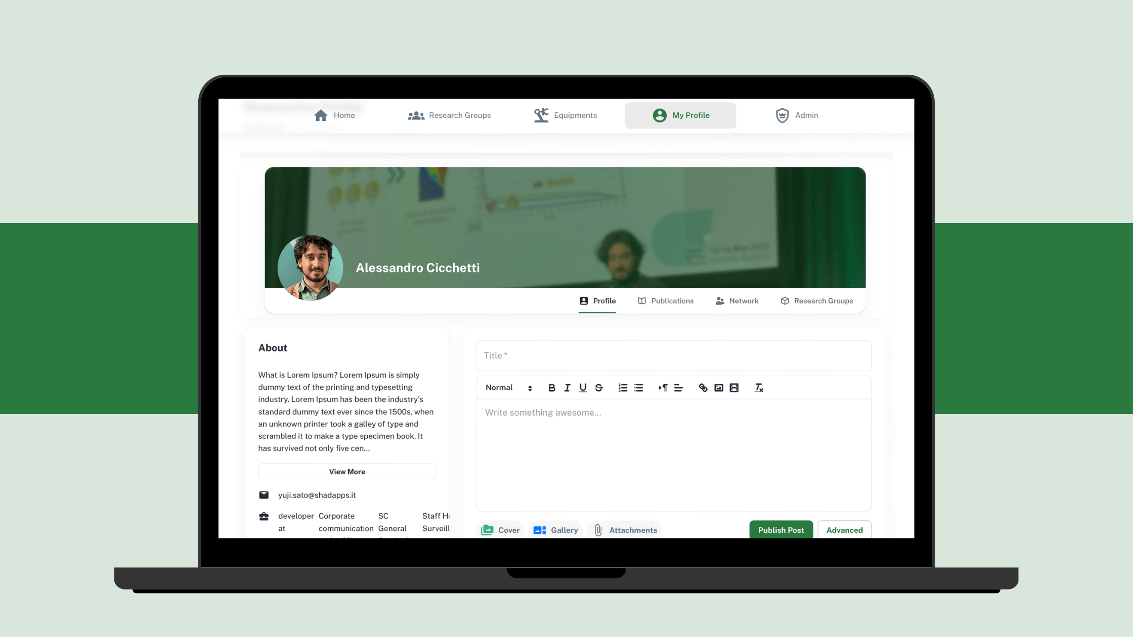 Profilo personale Interaction