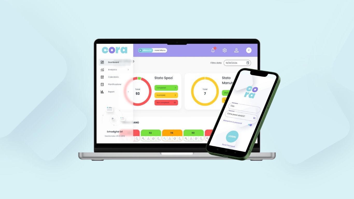Cora dashboard per strutture ricettive