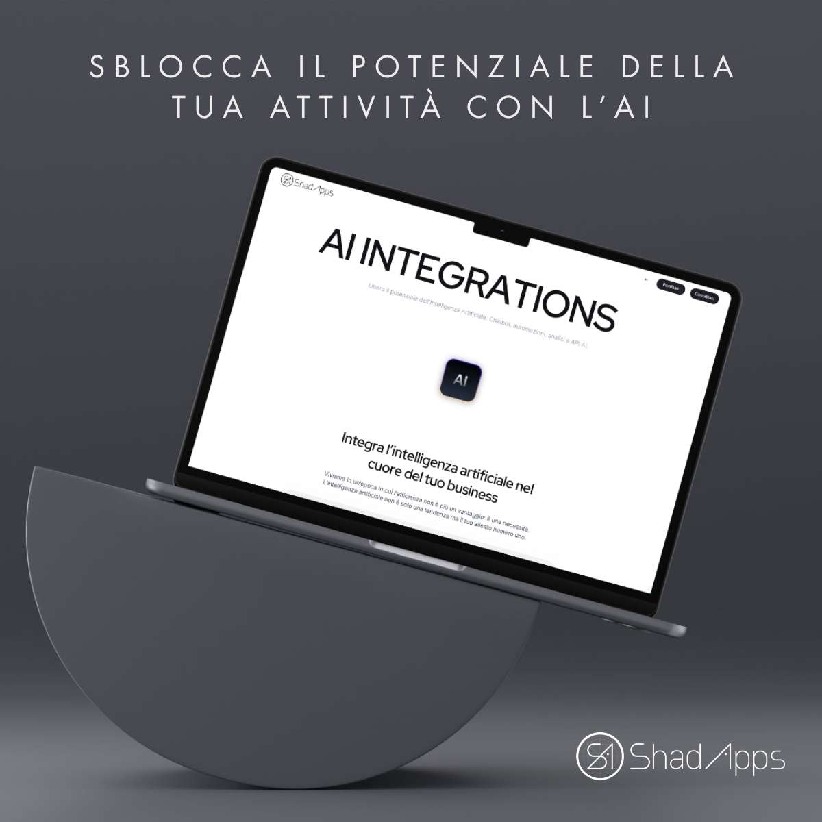 Sviluppo di modelli di intelligenza artificiale Shadapps